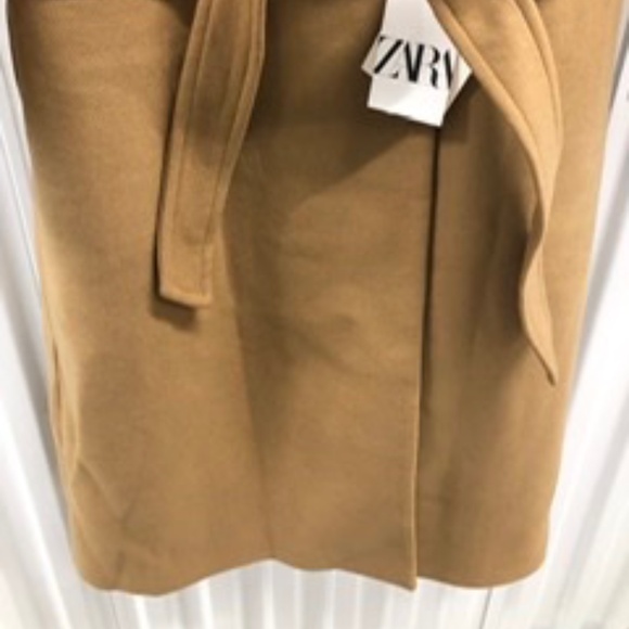 ZARA 75% Wool Belted Coat, S, NWT - Picture 3 of 14